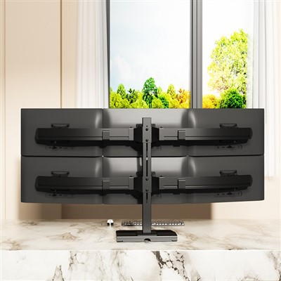 पूर्णतः पोल माउंटेड मॉनिटर आर्म